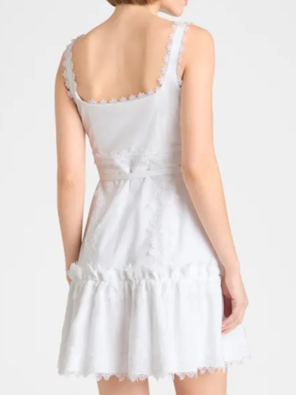 Aziza Embellished Button-Front Mini Dress - Picture 3 of 6
